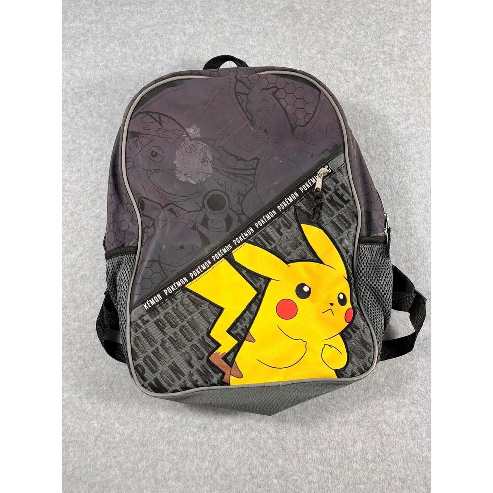 Pokémon Pikachu Backpack Kids School Bag Bioworld Charizard Blastoise Venusaur